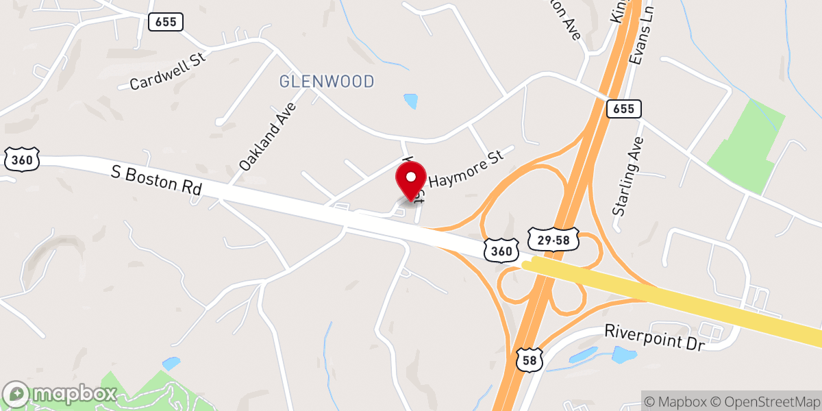 Map showing location of Saint Mark Pentecostal Holiness Church