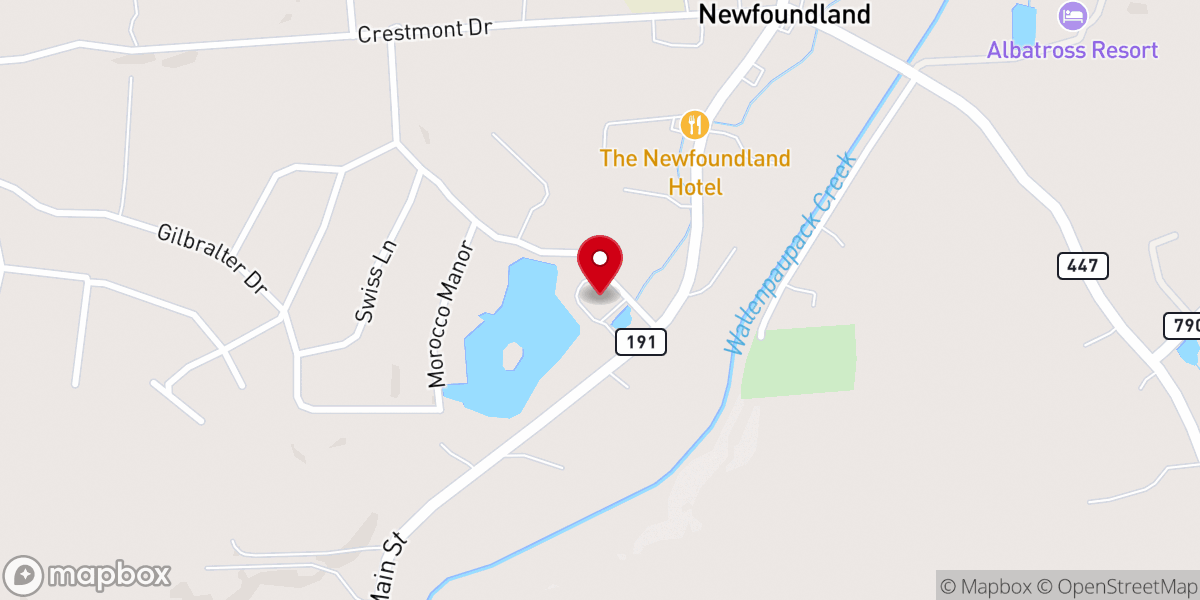 Map showing location of Saint Anthony of Padua
