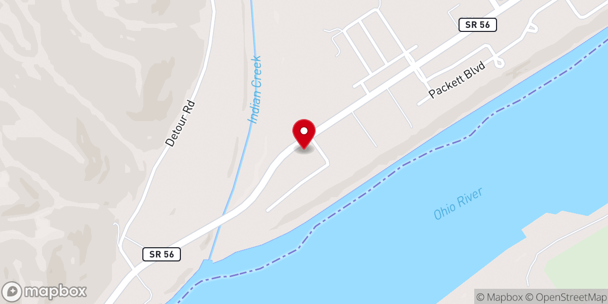 Map showing location of The River Apostolic Church