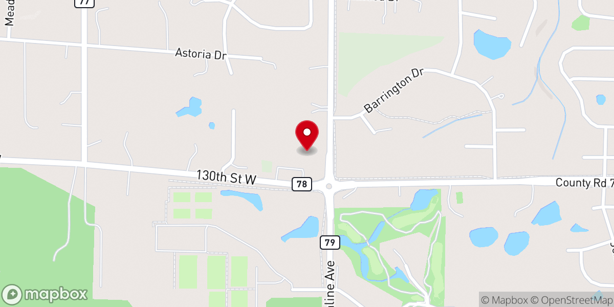 Map showing location of Ministerios el Shaddai / Shakopee MN