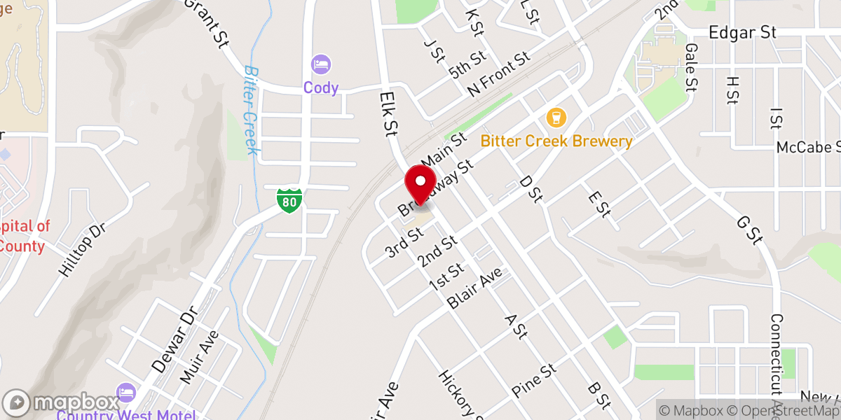 Map showing location of Our Lady of Sorrows