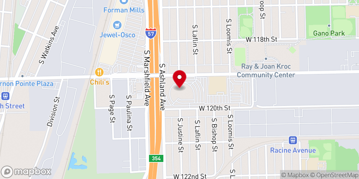 Map showing location of Christ Universal Temple
