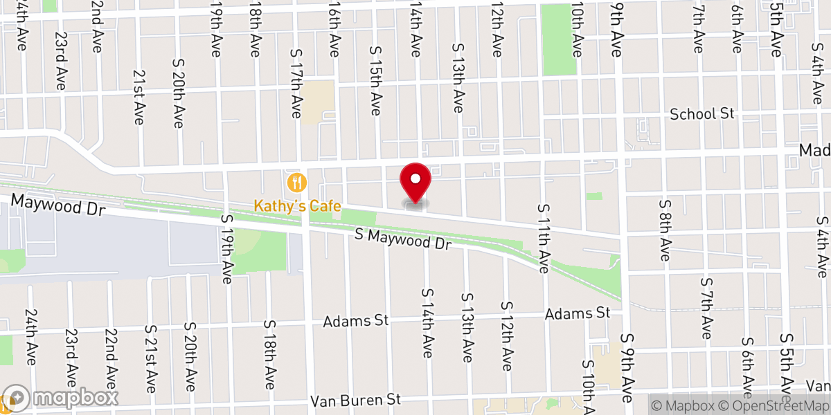 Map showing location of Johnson Memorial Church of God