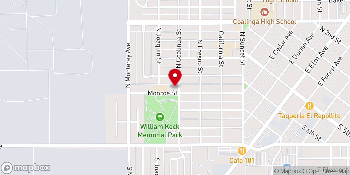 Map showing location of Asamblea Apostolica De La Fe En Cristo Jesus