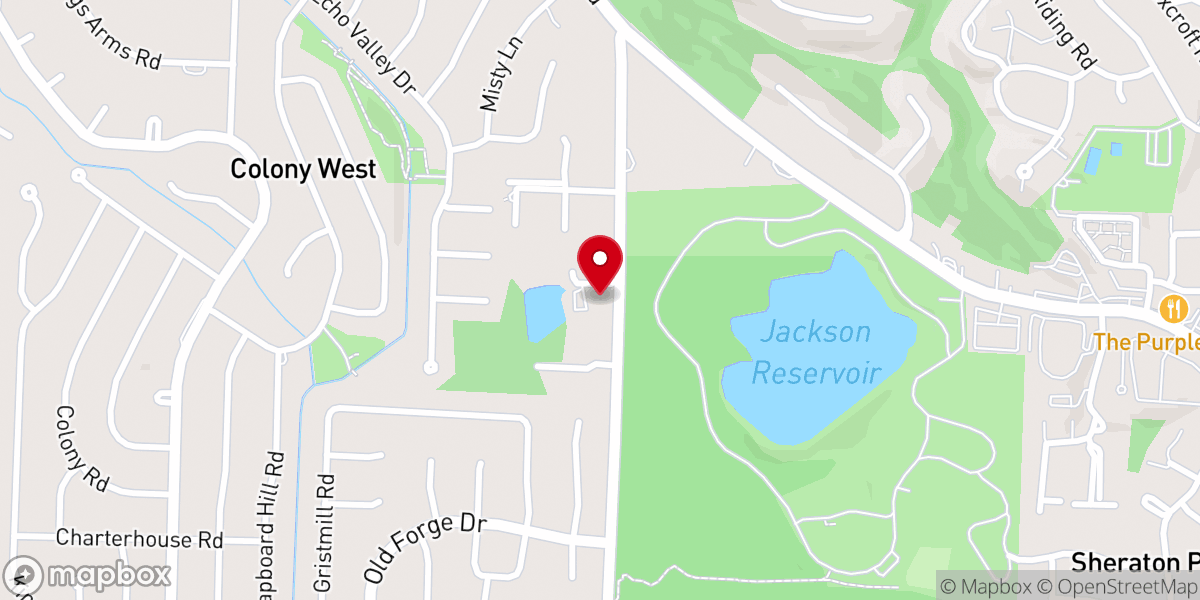 Map showing location of Little Rock Church of Christ