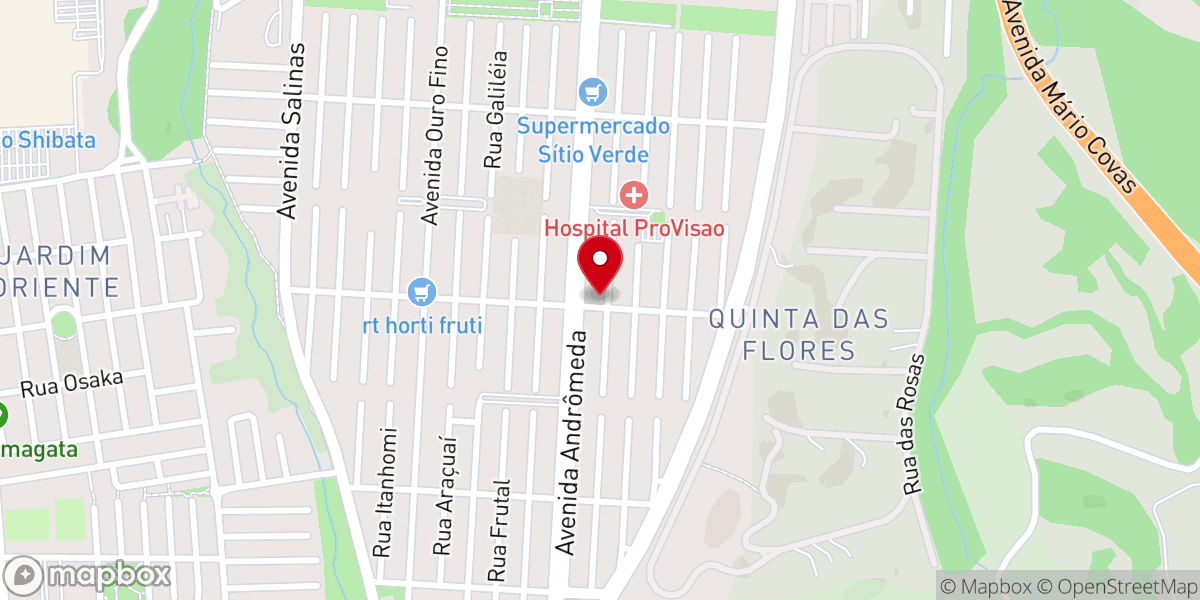 Map showing location of Universal