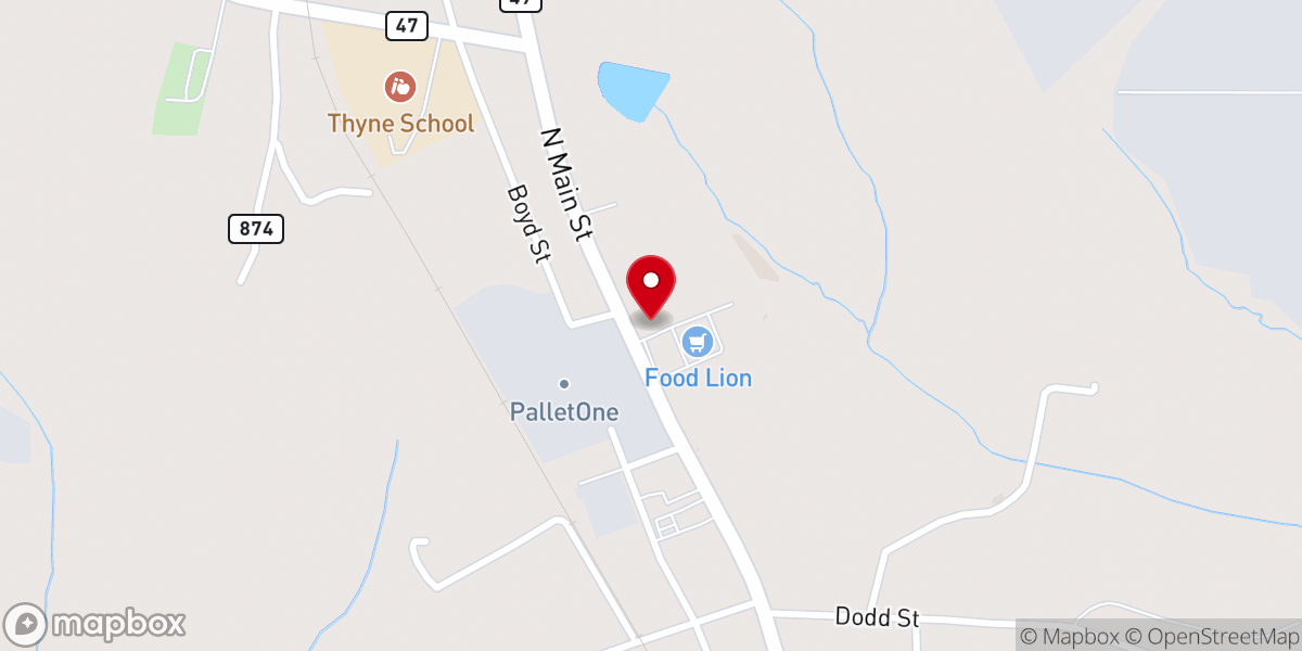 Map showing location of Holy Name Church of Jesus