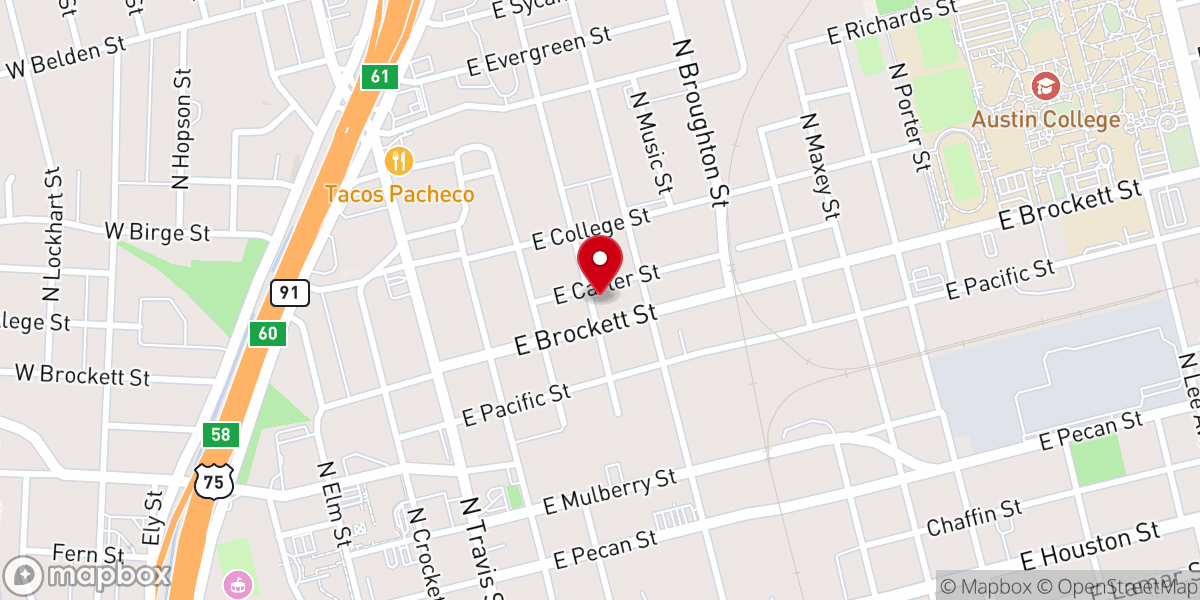 Map showing location of Temple of Hope Faith and Grace Non Denominational Church