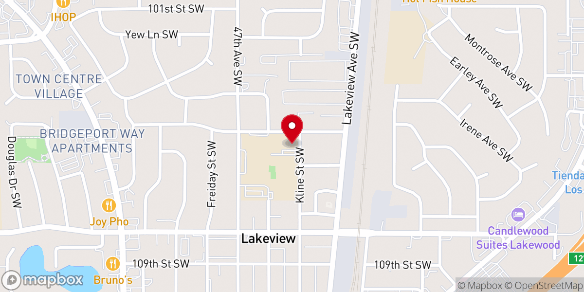 Map showing location of Northwest Community Church