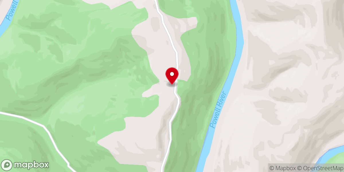 Map showing location of Furgerson Chapel