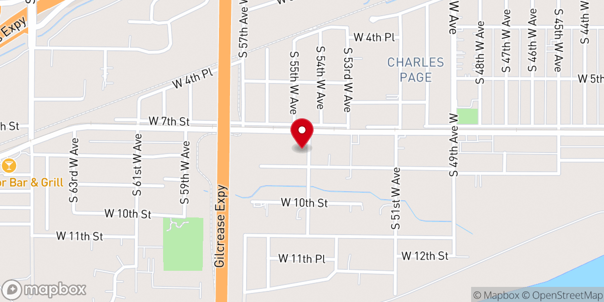 Map showing location of Zion Community Church