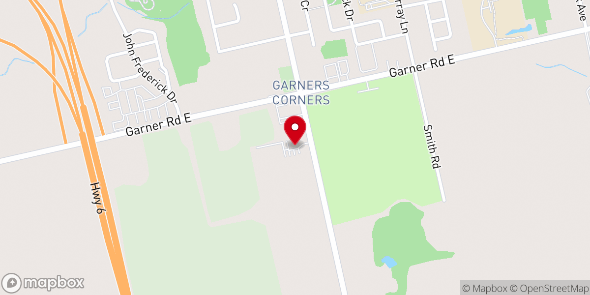 Map showing location of Providence Canadian Reformed Church