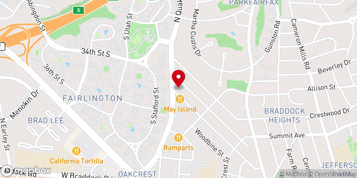Map showing location of St Clement Episcopal Day School