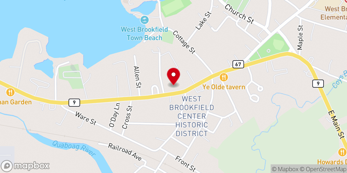 Map showing location of George Whitefield United Methodist Church