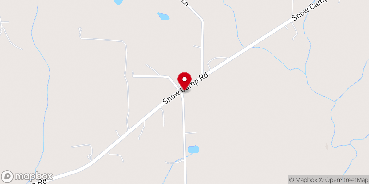 Map showing location of Victory Chapel