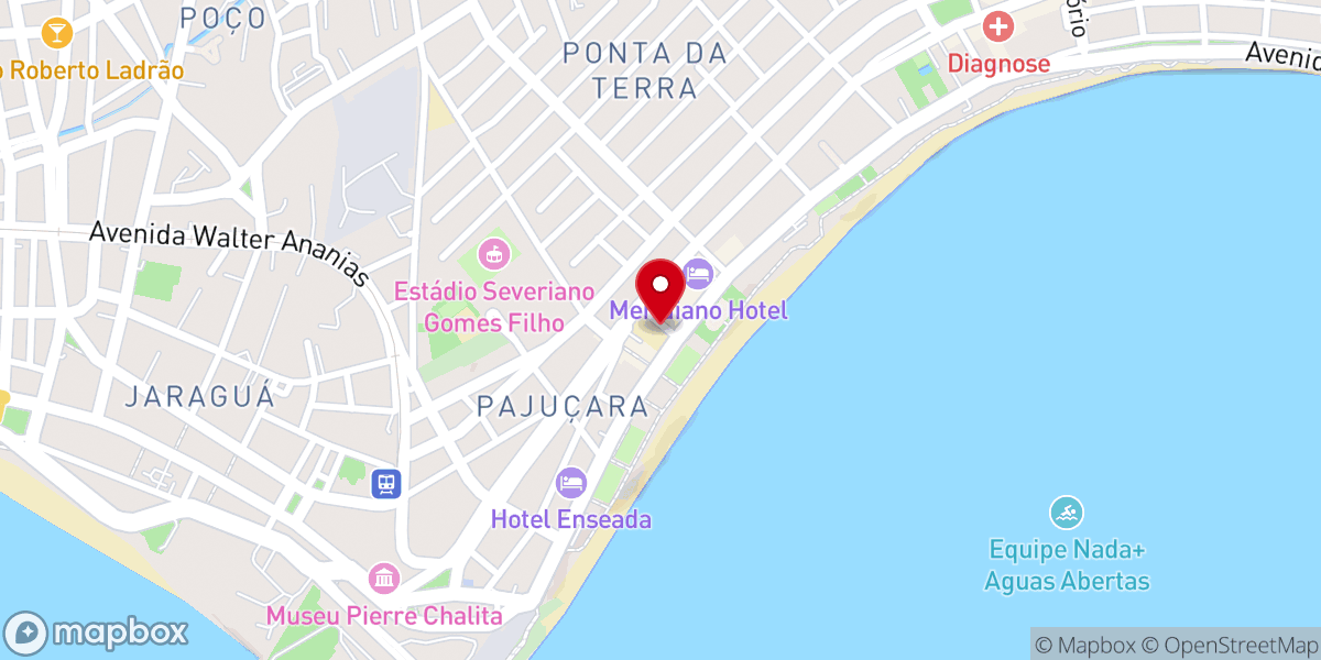 Map showing location of Capela da Imaculada Conceição