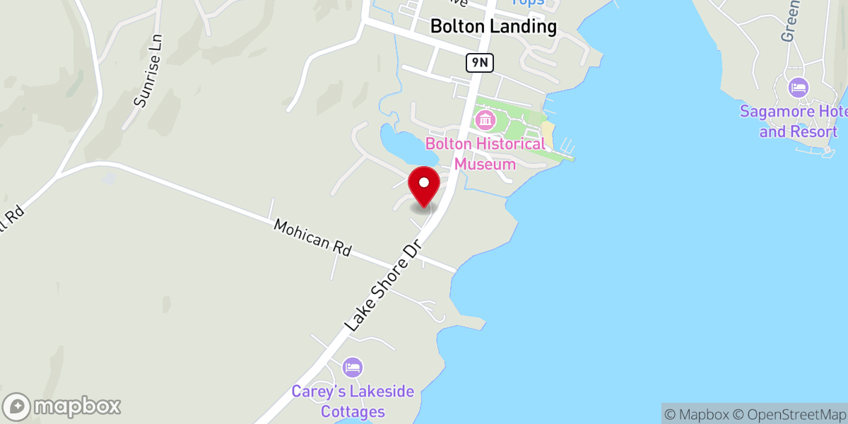 Map showing location of Church of St. Sacrement - Episcopal