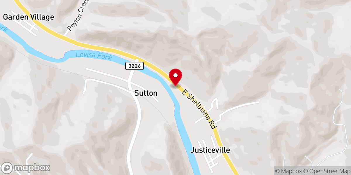 Map showing location of Victory Temple Holiness Church in Jesus Name