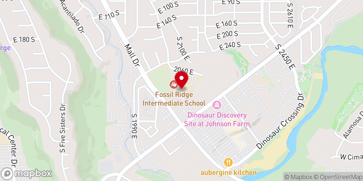 Map showing location of Christ Community