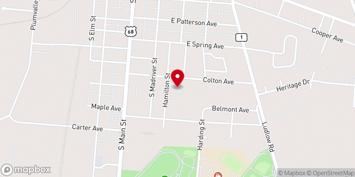 Map showing location of Common Ground Church