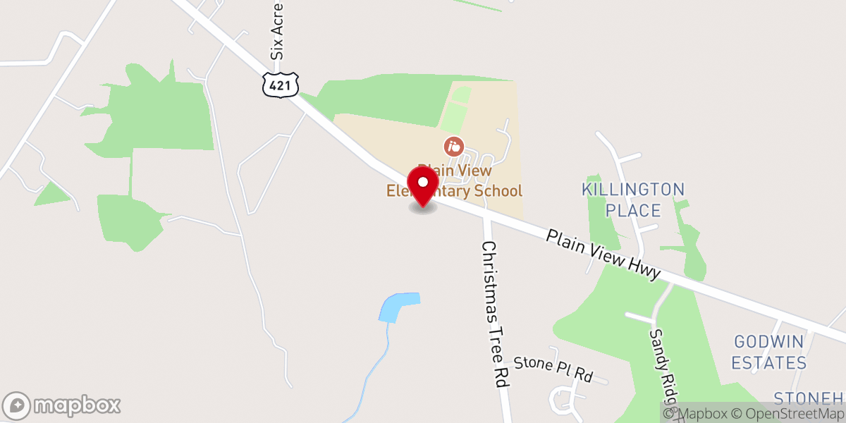 Map showing location of The Journey Church