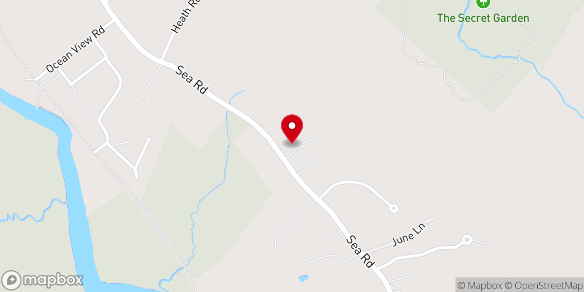 Map showing location of Sea Road Church