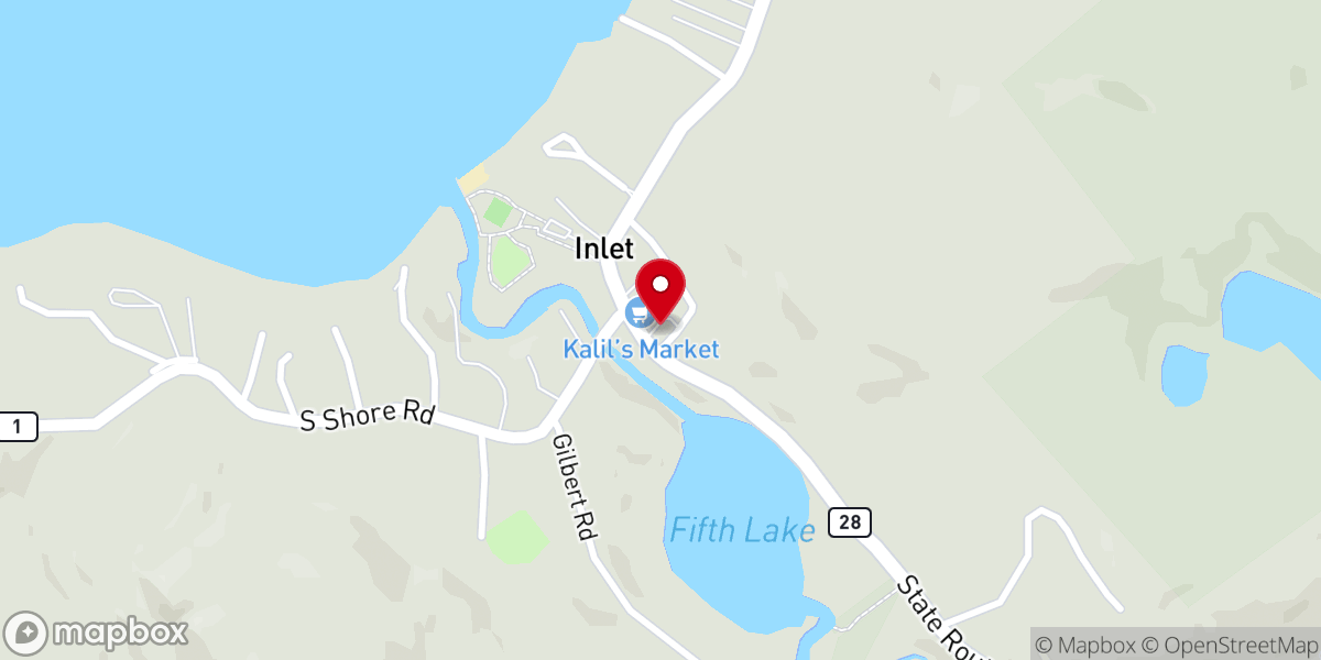 Map showing location of Church of the Lakes