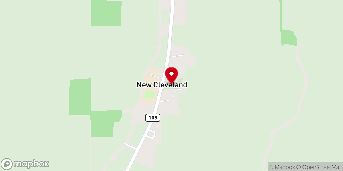 Map showing location of Holy Family Catholic Church