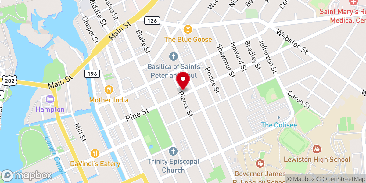 Map showing location of Sheltered By Jesus L/A
