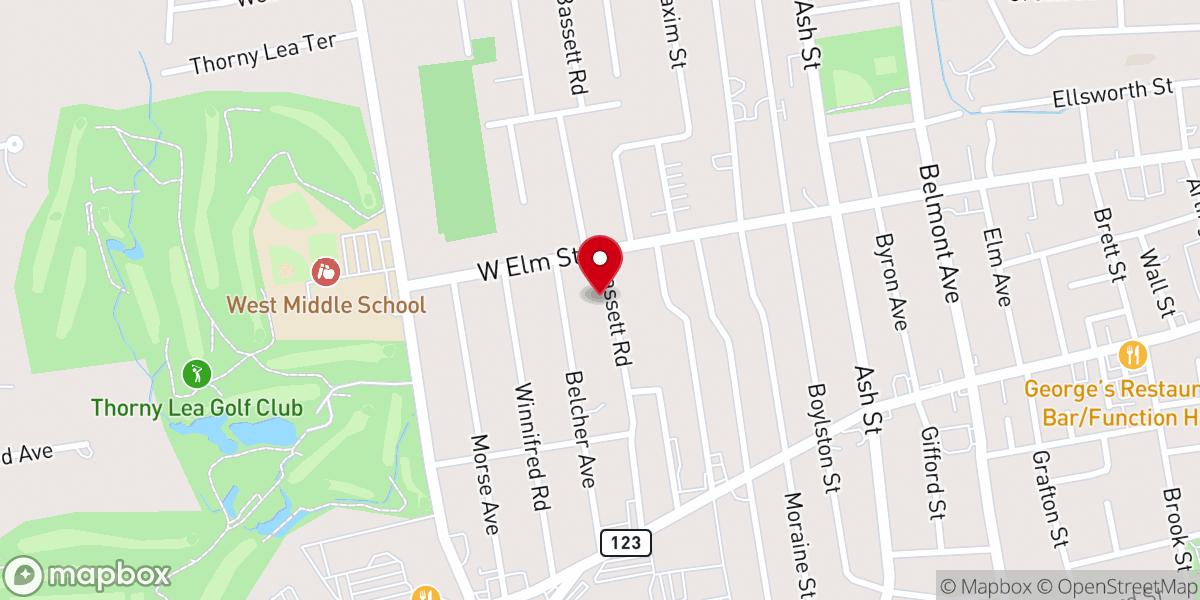 Map showing location of Ebenezer Church of Boston