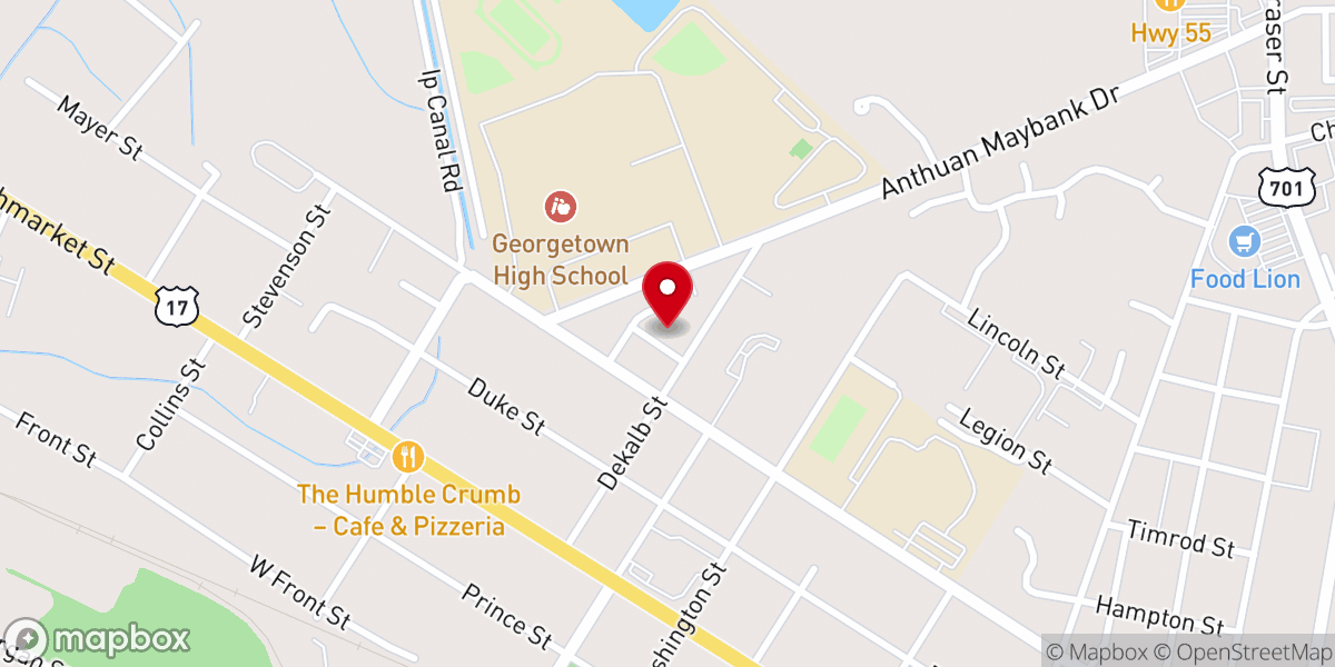 Map showing location of House of Prayer