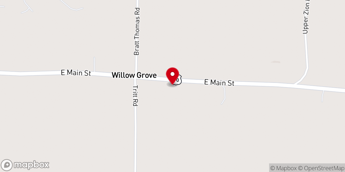 Map showing location of Zion Gin Co