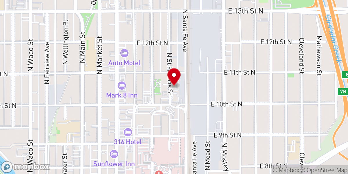 Map showing location of Church of God Seventh Day