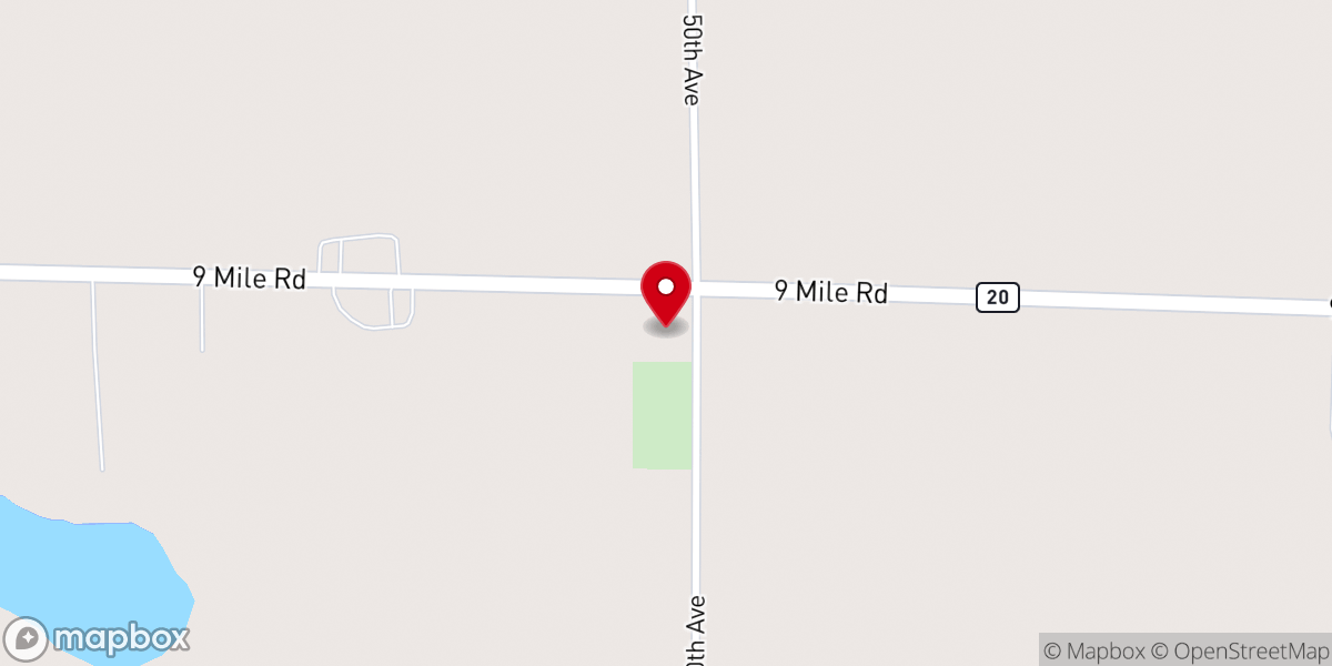 Map showing location of St Michael Catholic Church