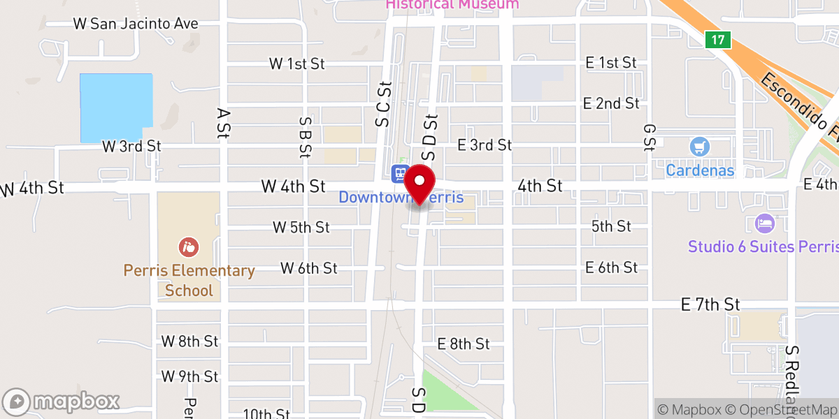Map showing location of Eternal Life Apostolic Church A.O.H