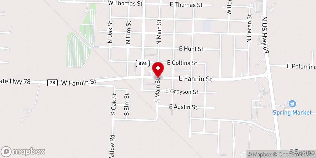 Map showing location of Cross Pointe Baptist Church of Blue Ridge Inc