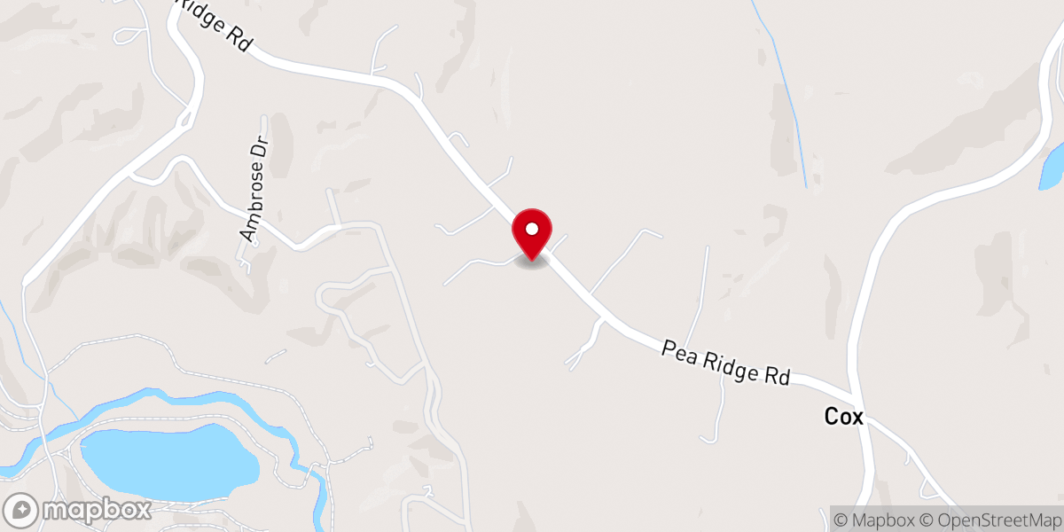 Map showing location of Zion Grove A.M.E. Zion Church