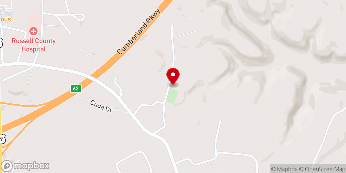 Map showing location of Coffey Hill Friendship Church