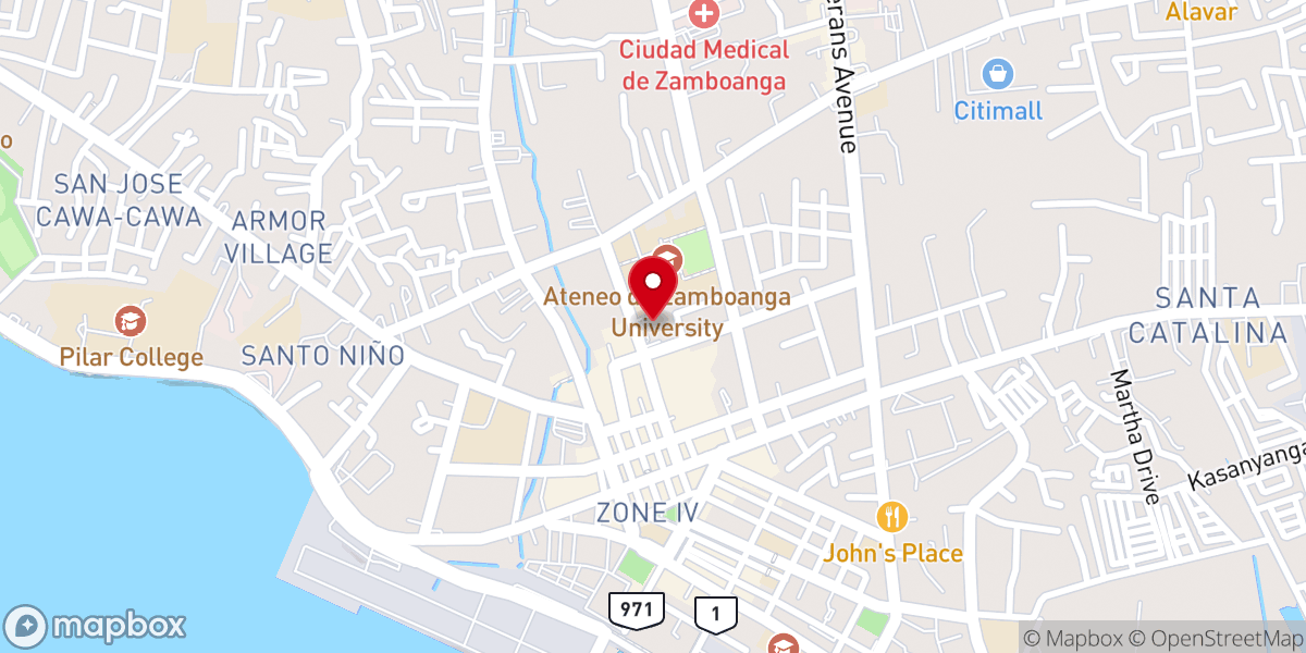 Map showing location of Immaculate Conception Cathedral