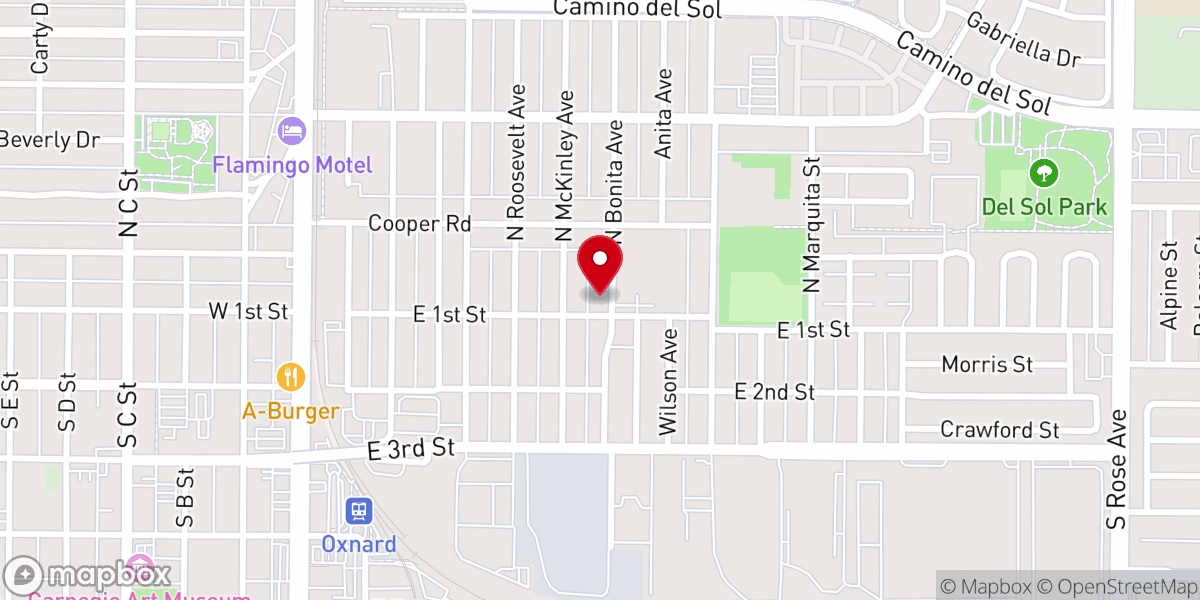 Map showing location of Bible Way Church