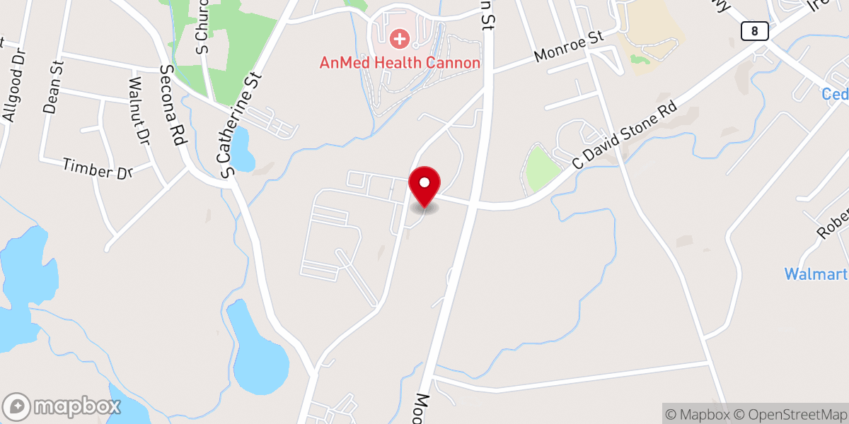 Map showing location of Gleaning house ministries