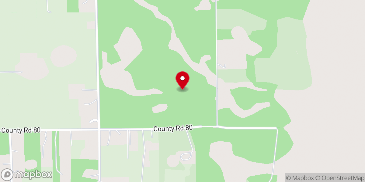 Map showing location of Christ Lutheran Church