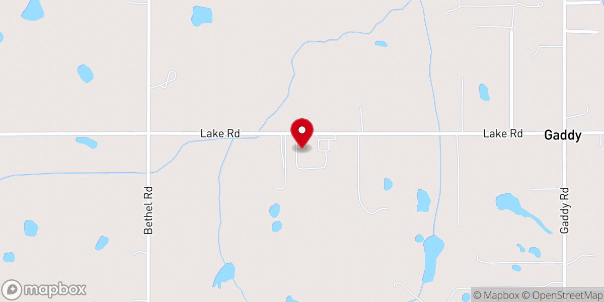 Map showing location of Blackburn Chapel