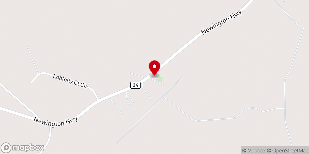 Map showing location of Saint Peters AME Church