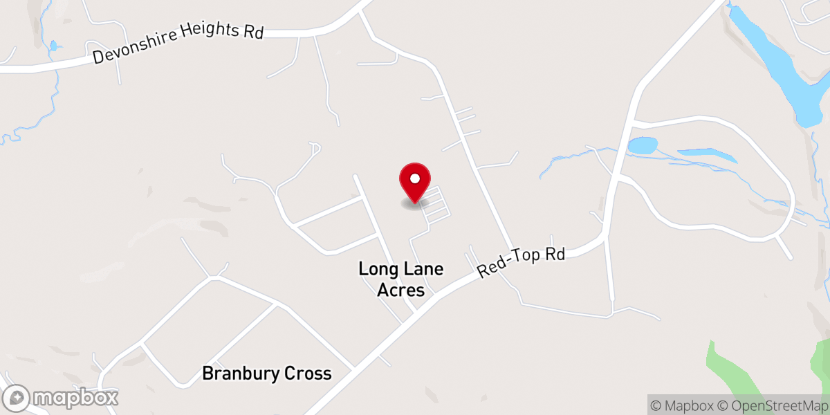 Map showing location of Caring Community Church of God