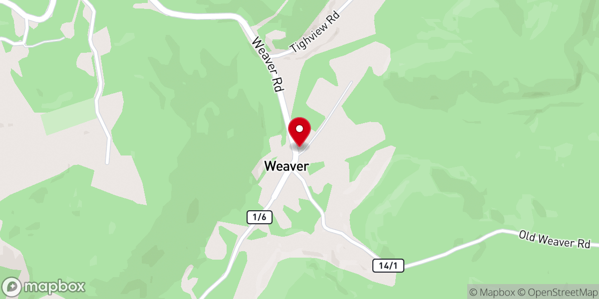 Map showing location of Coffman Methodist Episcopal Church