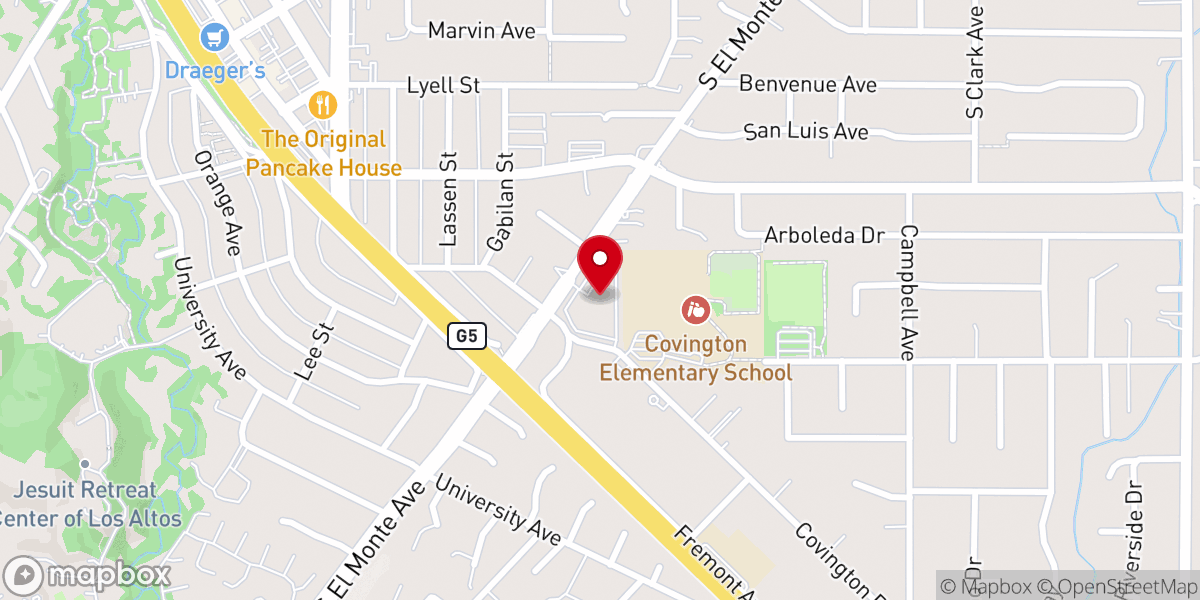 Map showing location of St William Catholic Church