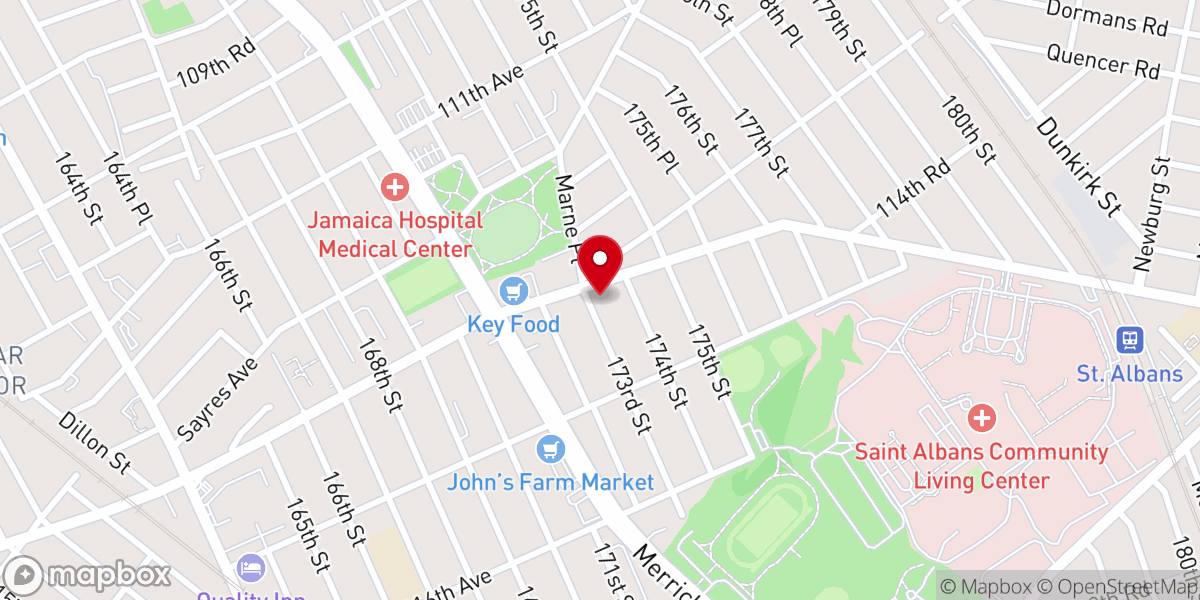 Map showing location of Marantha French Seventh-day Adventist Church