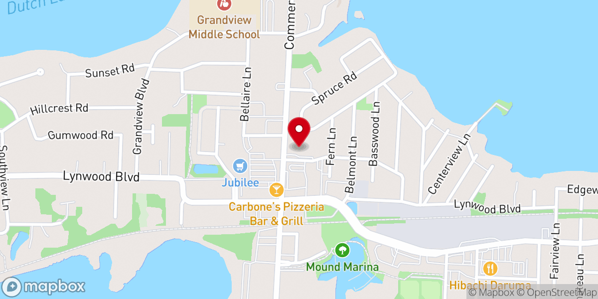 Map showing location of Bethel of Mound