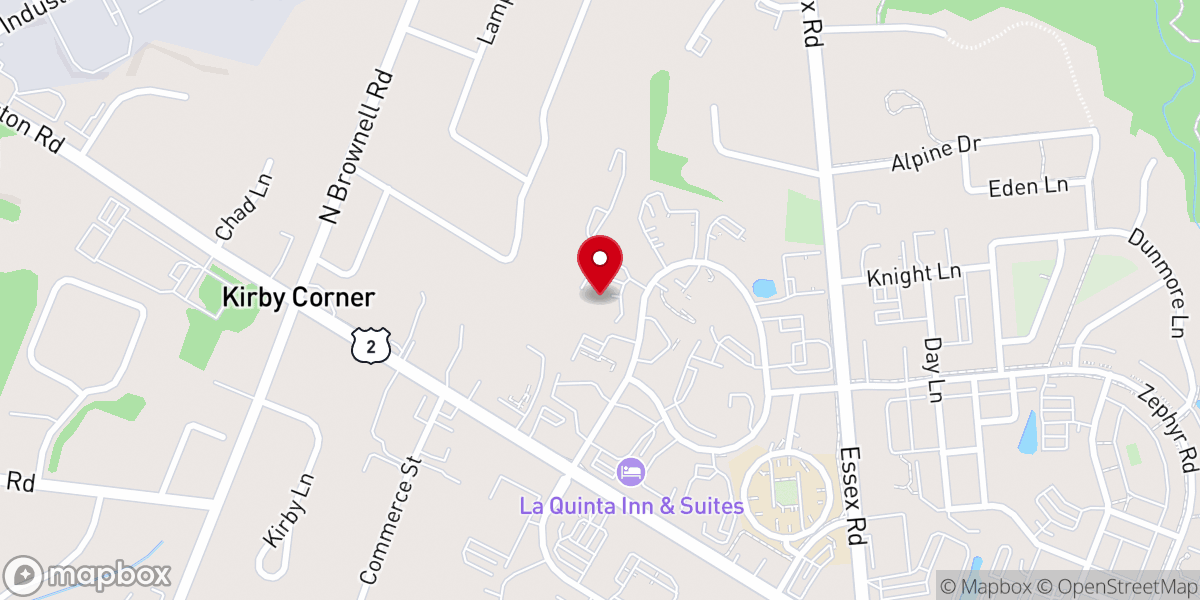 Map showing location of Calvary Chapel